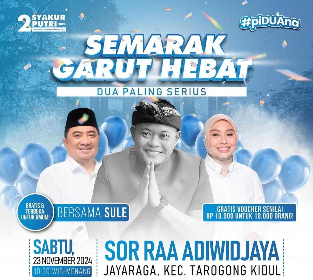 Kampanye Akbar Syakur-Putri Diprediksi Akan Dihadiri 10 Ribu Orang
